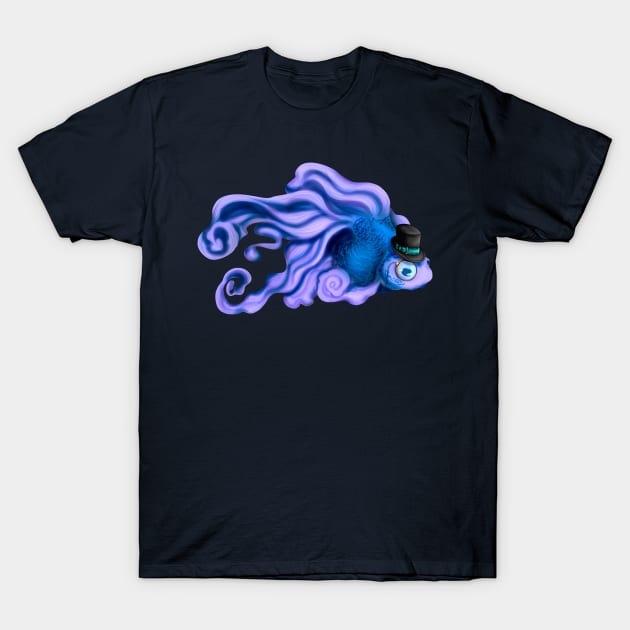 Fancy Blue Goldfish T-Shirt by FancyFishStudios